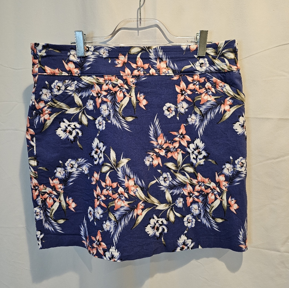 Mario Seranni Floral Print Women's Golf Skirt With Built-In Shorts Size M